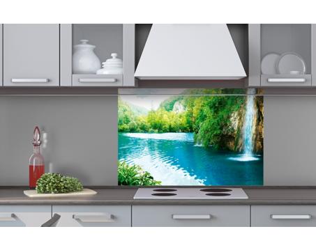 Küchenrückwand Plexiglas - Entspannung im Wald 60 x 40 cm