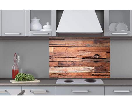 Küchenrückwand Plexiglas - Holzwand 60 x 40 cm