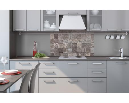 Küchenrückwand Plexiglas - hölzerne Bank 100 x 60 cm