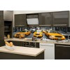 Küchenrückwand Glas - Gelbe Taxis