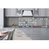 Küchenrückwand Dibond - Azulejos 80 x 40 cm