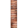 Dekorative Panel Holzwand - selbstklebend Wandtattoo 60 x 260 cm