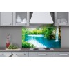 Küchenrückwand Plexiglas - Entspannung im Wald 100 x 60 cm