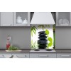 Küchenrückwand Plexiglas - Zen Steine 60 x 60 cm