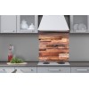 Küchenrückwand Plexiglas - Holzwand 60 x 60 cm