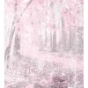 Vlies Fototapete - Rosa Wald Abstrakt 225 x 250 cm 