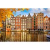 Vlies Fototapete - Häuser in Amsterdam 375 x 250 cm 