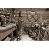 Vlies Fototapete - Garage Vintage 375 x 250 cm 