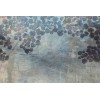 Vlies Fototapete - Blaue Blätter Abstrakt 375 x 250 cm 