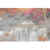 Vlies Fototapete - Wasserfall Abstrakt ll 375 x 250 cm 
