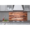Küchenrückwand Plexiglas - Holzwand 80 x 40 cm