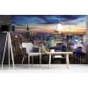 Vlies Fototapete - Wolkenkratzer in der New York 375 x 250 cm 