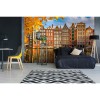 Vlies Fototapete - Häuser in Amsterdam 375 x 250 cm 