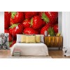 Vlies Fototapete - Erdbeere 375 x 250 cm 