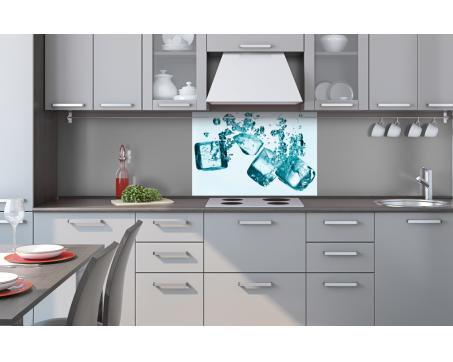 Küchenrückwand Dibond - Eiswürfel 60 x 40 cm