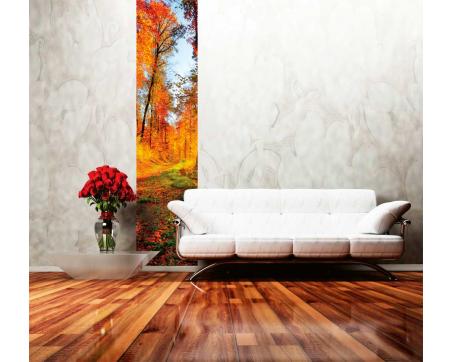Dekorative Panel Sonniger Wald - selbstklebend Wandtattoo 60 x 260 cm