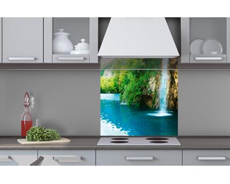 Küchenrückwand Plexiglas - Entspannung im Wald 60 x 60 cm