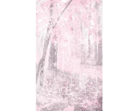 Vlies Fototapete - Rosa Wald Abstrakt 150 x 250 cm 