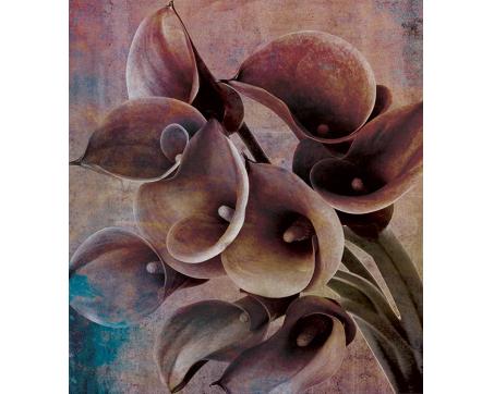Vlies Fototapete - Blumen Abstrakt ll 225 x 250 cm 