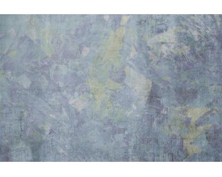 Vlies Fototapete - Blaue Malerei Abstrakt 375 x 250 cm 