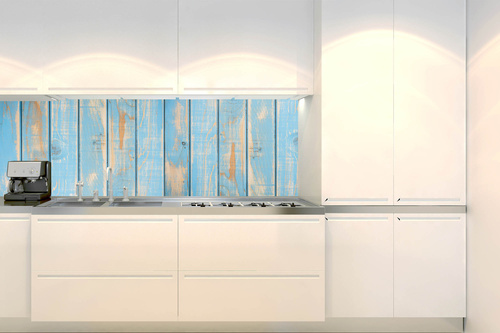 Küchenrückwand Folie - Schäbigem Holz 180 x 60 cm