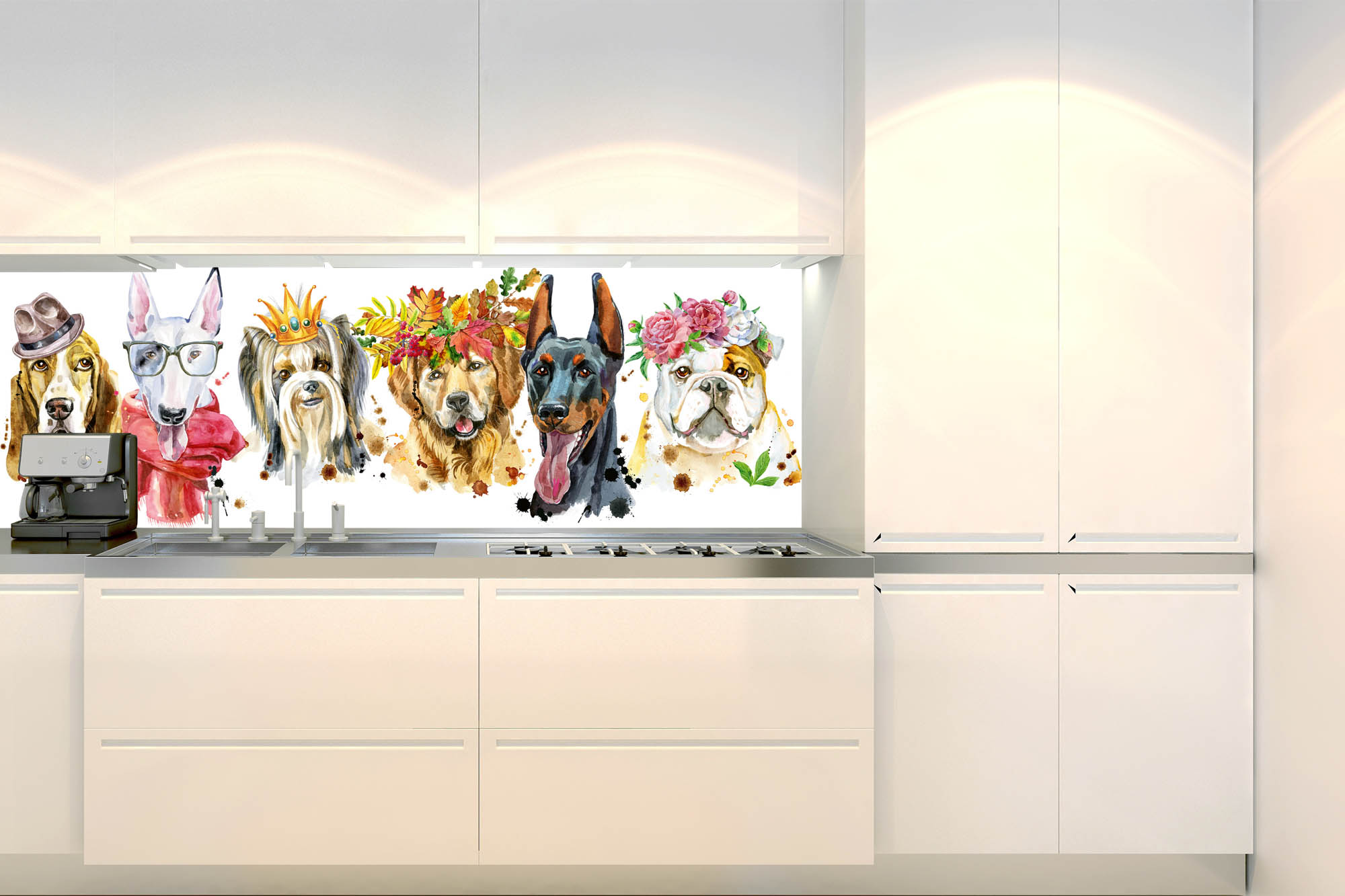 Küchenrückwand Folie - Löwenblick 180 x 60 cm