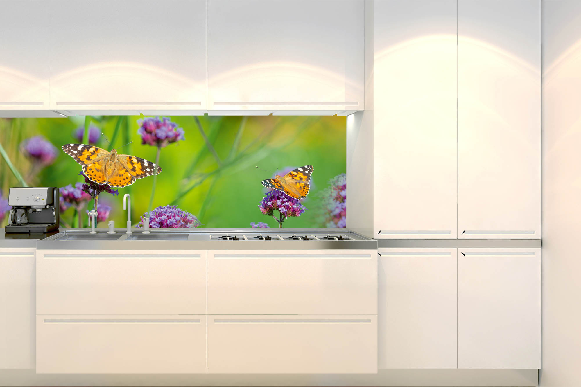 Küchenrückwand Folie - Busdemontage 180 x 60 cm