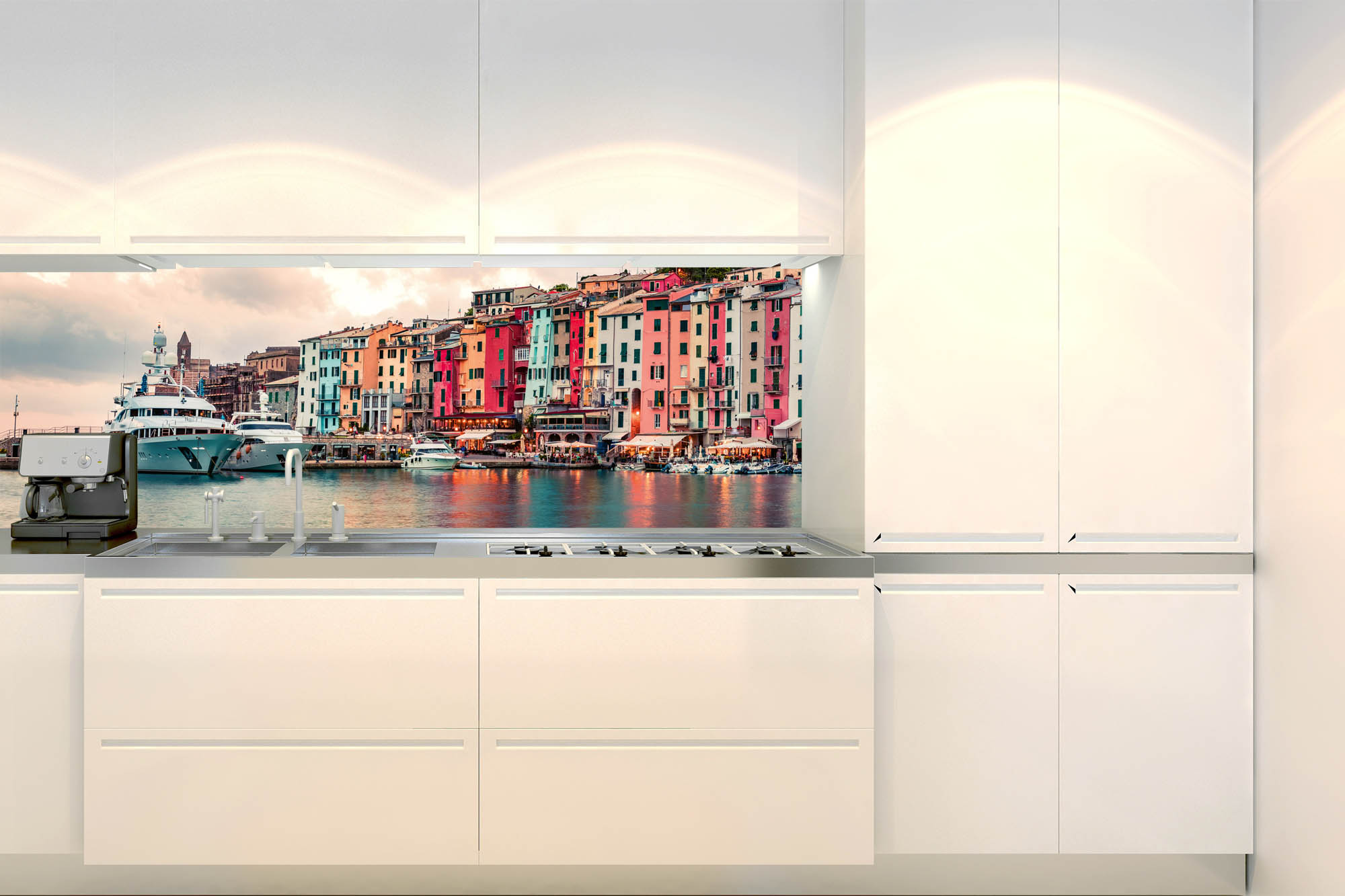 Küchenrückwand Folie - Stadt Portovenere 180 x 60 cm