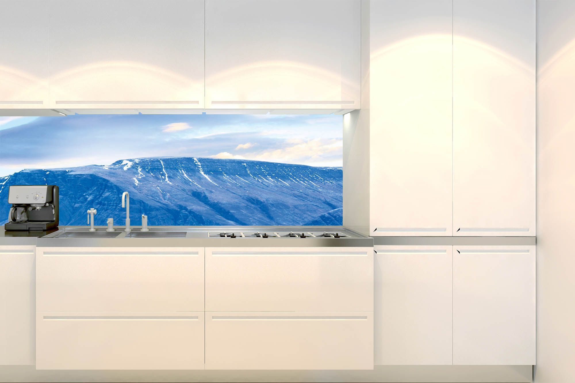Küchenrückwand Folie - Reykjavik Island 180 x 60 cm