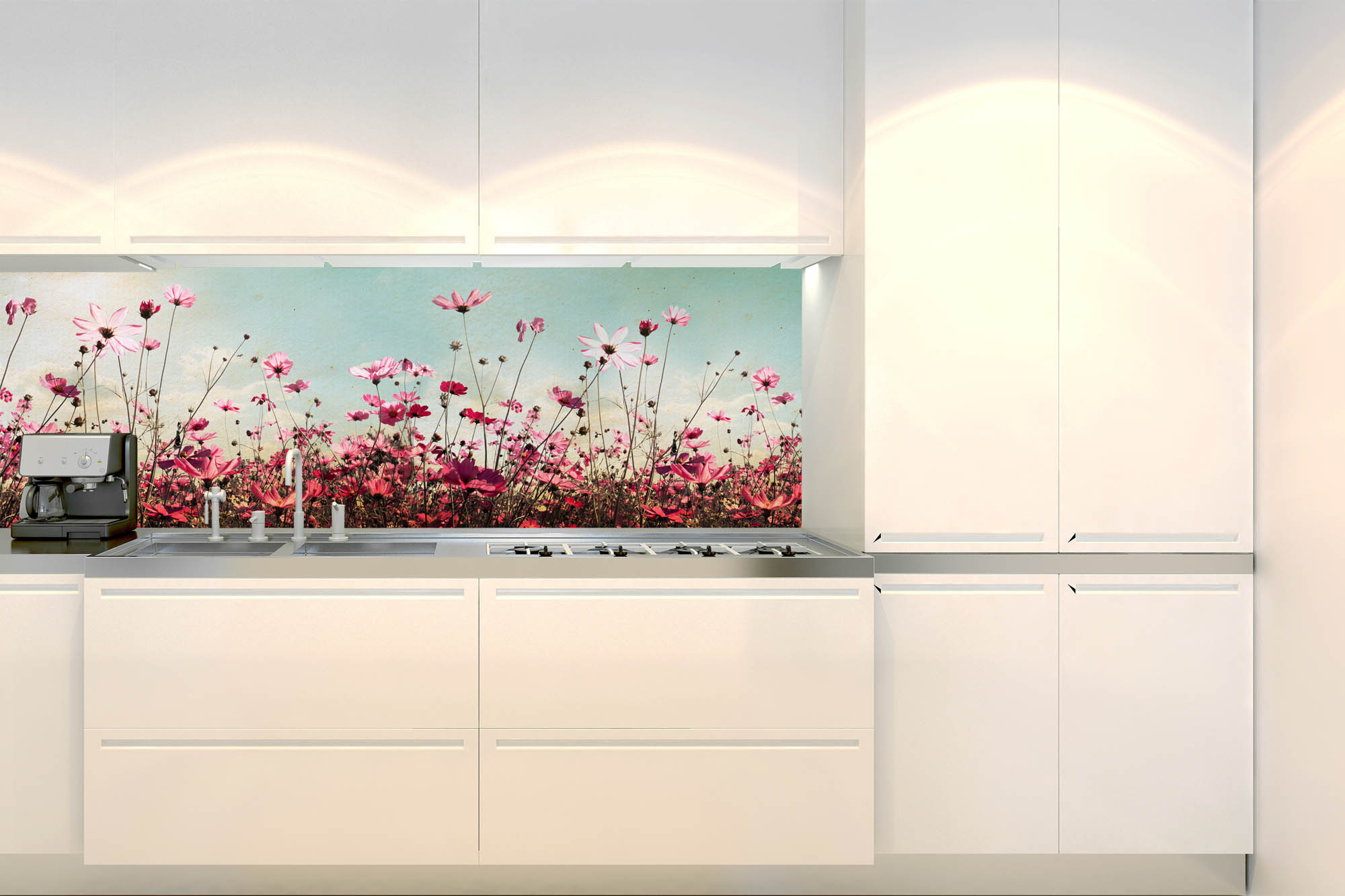 Küchenrückwand Folie - Kosmeen 180 x 60 cm