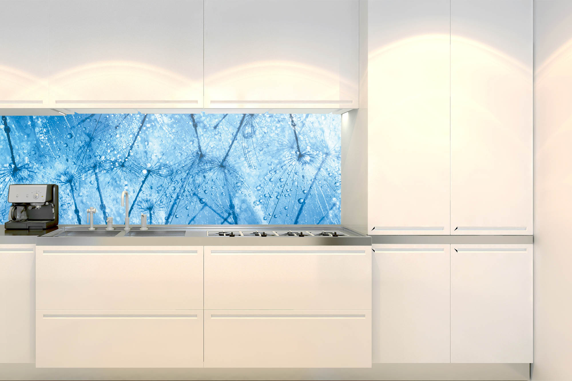 Küchenrückwand Folie - Detail von Löwenzahn 180 x 60 cm