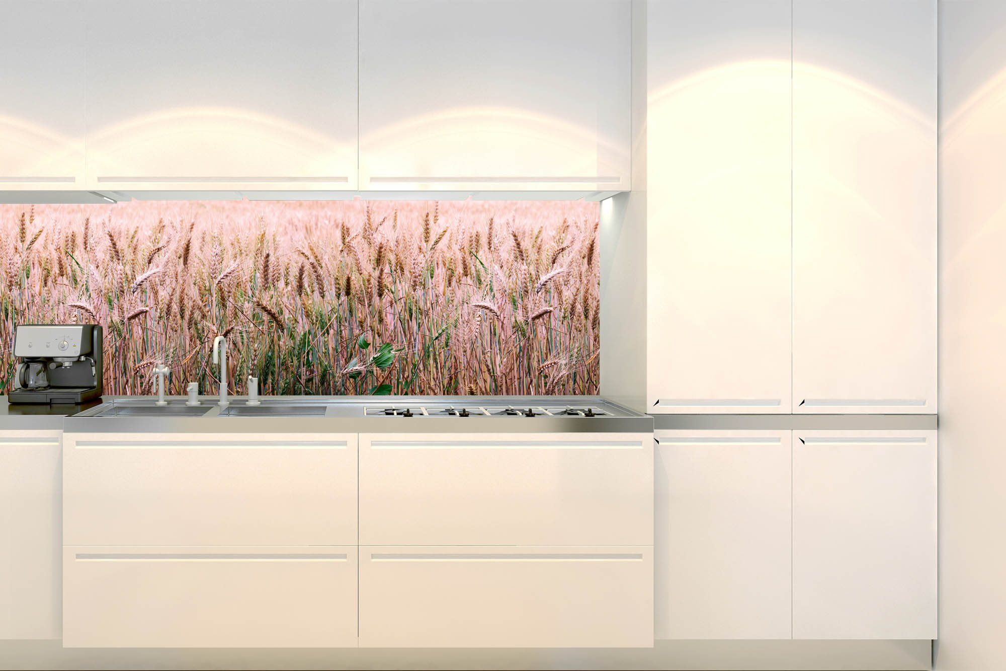 Küchenrückwand Folie - Weizenfeld 180 x 60 cm