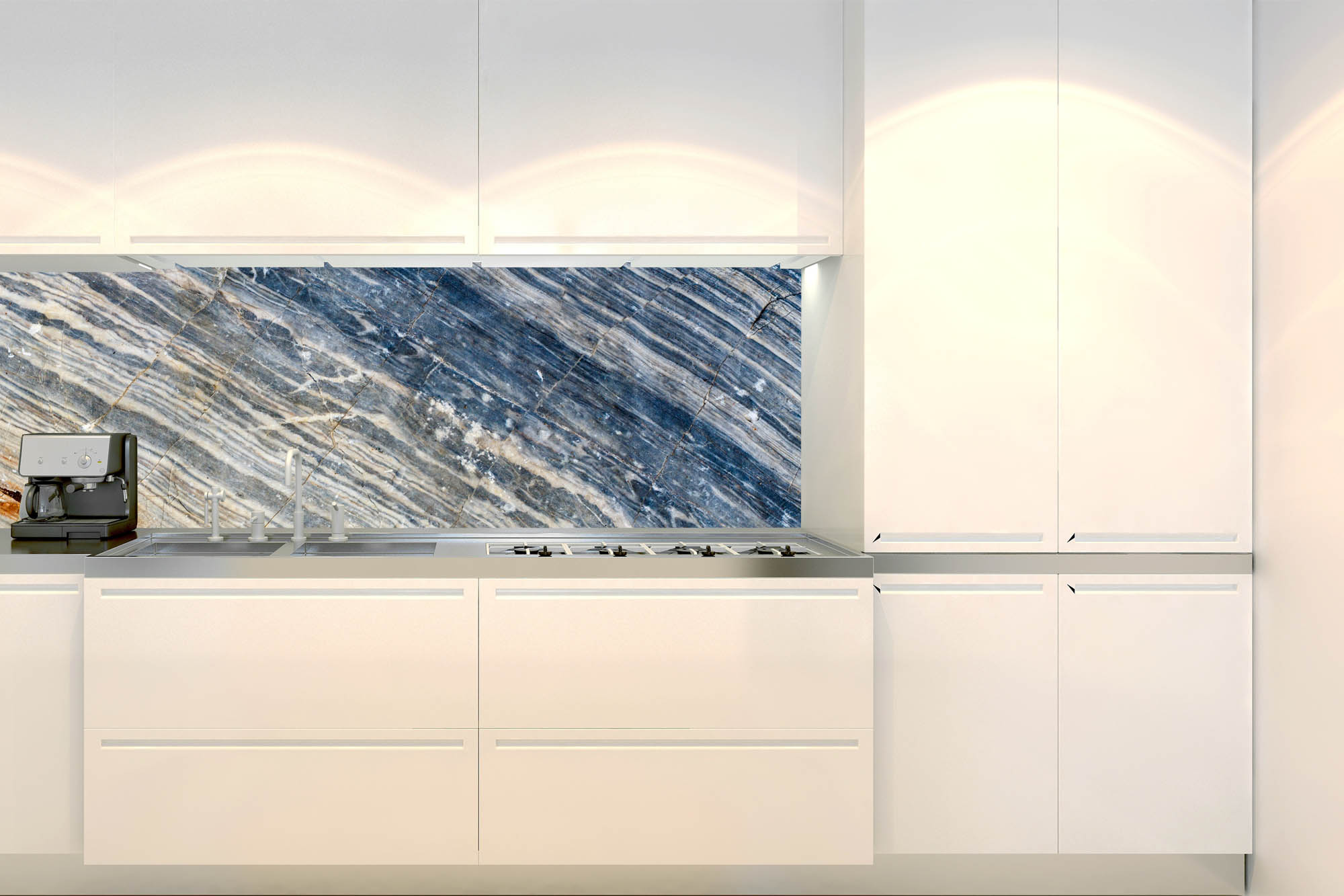 Küchenrückwand Folie - Marmor Textur 180 x 60 cm