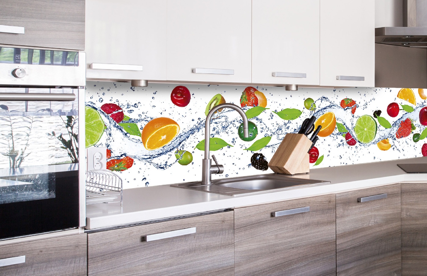 Küchenrückwand Folie - Obst 260 x 60 cm