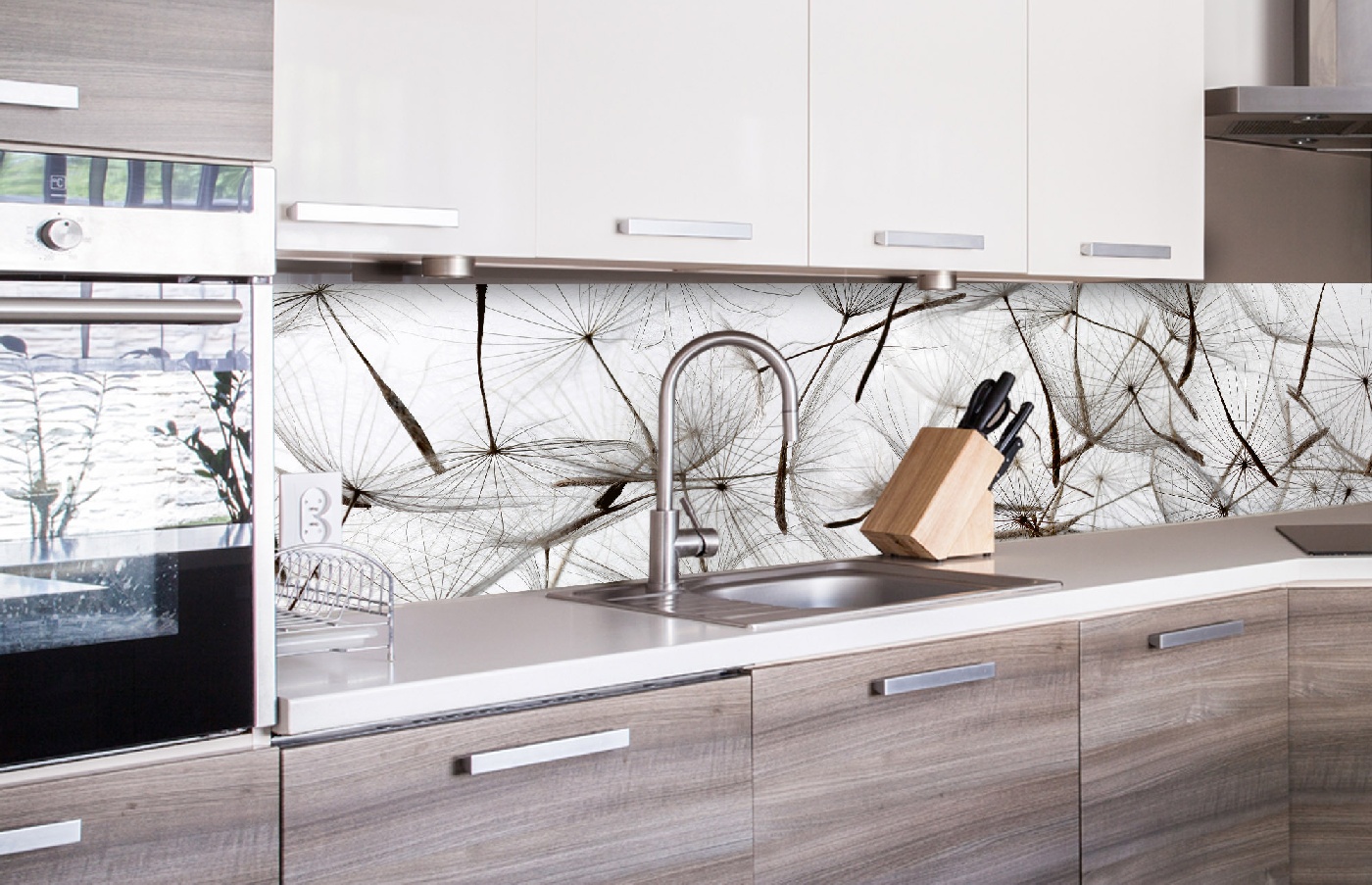Küchenrückwand Folie Küchenrückwand - Selbstklebende Folie Küchenrückwand &  Spritzschutz