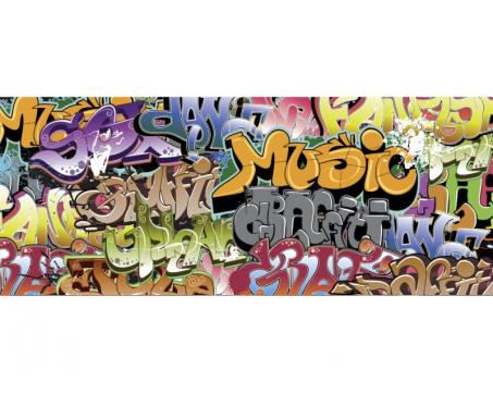 Vlies Fototapete - Graffiti 375 x 150 cm 
