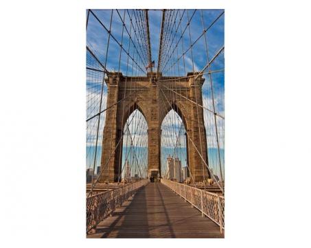 Vlies Fototapete - Brooklyn Brücke 150 x 250 cm 