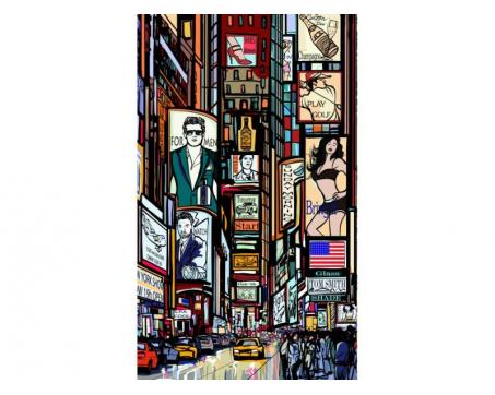 Vlies Fototapete - Times Square 150 x 250 cm 