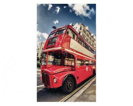 Vlies Fototapete - Londoner Bus 150 x 250 cm 