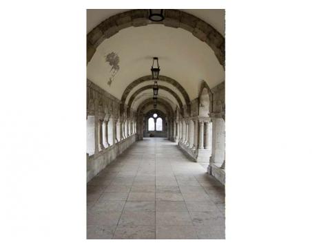 Vlies Fototapete - altertümlicher Korridor 150 x 250 cm 