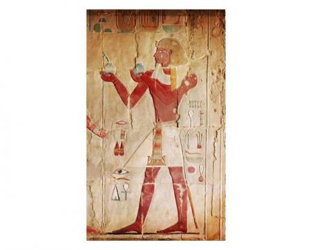 Vlies Fototapete - ägyptisches Gemälde 150 x 250 cm 