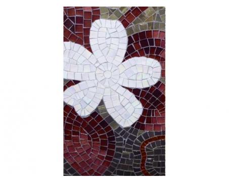 Vlies Fototapete - rotes Mosaik 150 x 250 cm 