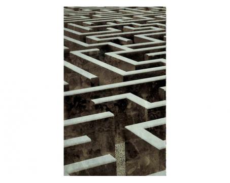 Vlies Fototapete - 3D Labyrinth 150 x 250 cm 