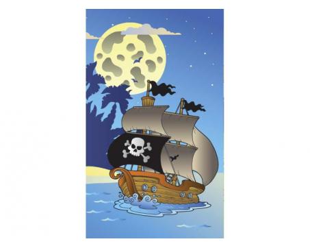 Vlies Fototapete - Piratenschiff 150 x 250 cm 