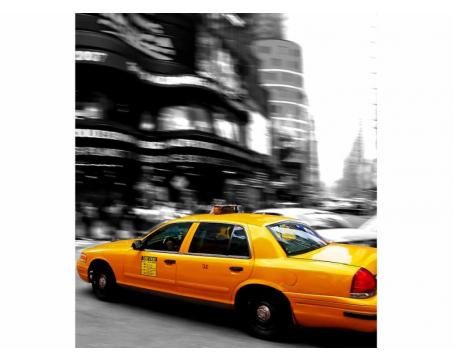 Vlies Fototapete - gelbes Taxi 225 x 250 cm 