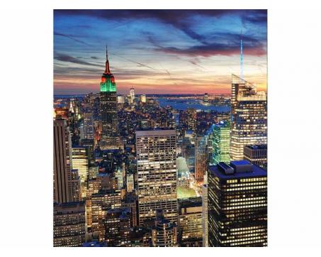 Vlies Fototapete - Wolkenkratzer in der New York 225 x 250 cm 