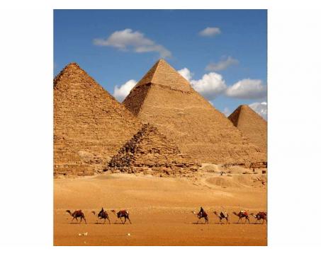 Vlies Fototapete - ägyptische Pyramide 225 x 250 cm 