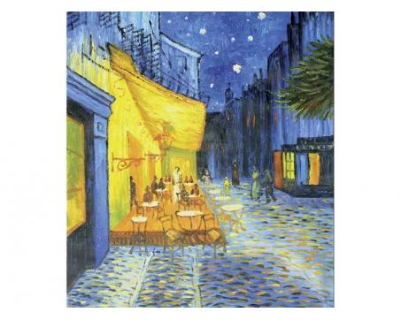 Vlies Fototapete - Caféterasse von Vincent van Gogh 225 x 250 cm 