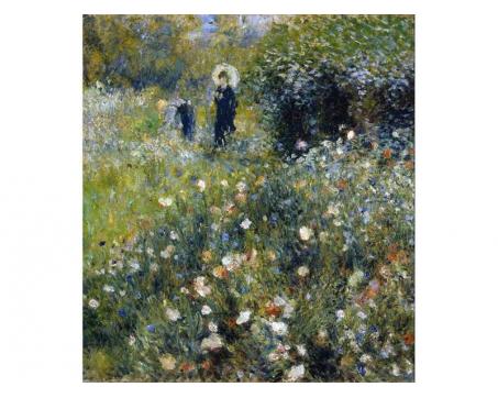 Vlies Fototapete - Frauen im Garten von Pierr August Renoir 225 x 250 cm 