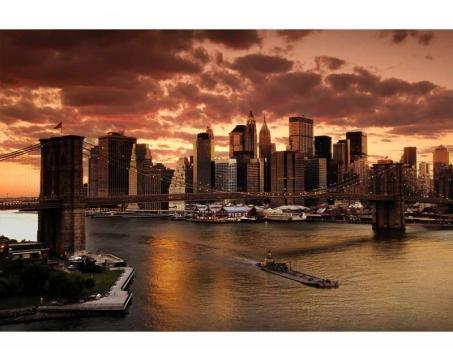 Vlies Fototapete - New York 375 x 250 cm 